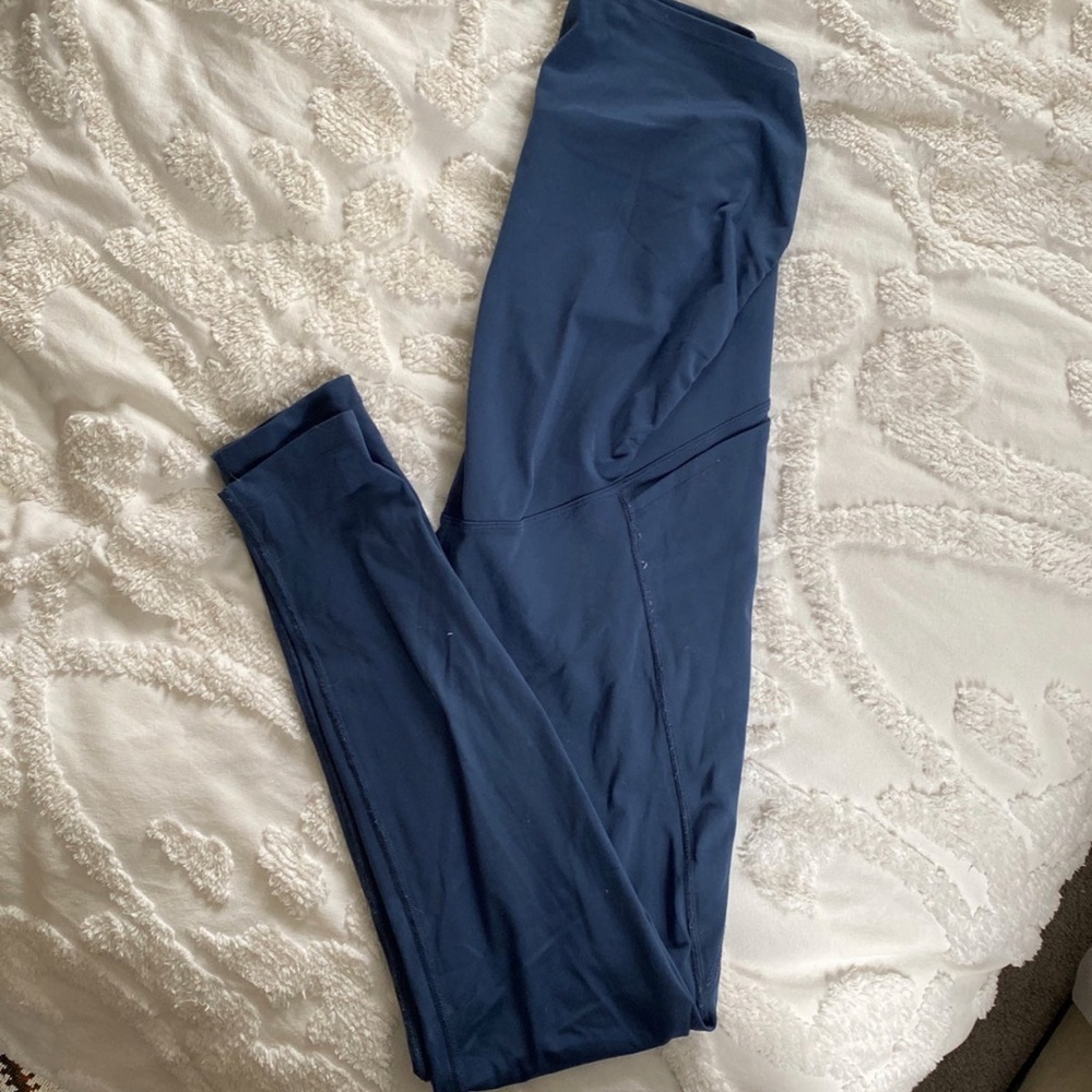 Seraphine Active Support Navy Maternity Leggings M
